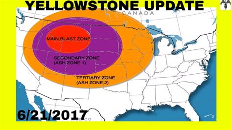 yellowstone volcano eruption radius